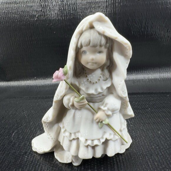 Vintage 1997 Kim Anderson Pretty as a Picture Promise Of Love Ceramic Figurine - Picture 1 of 8